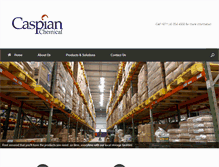 Tablet Screenshot of caspianchemical.com
